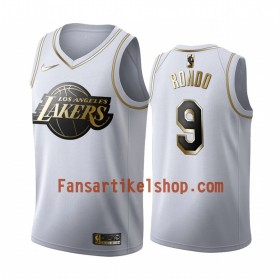 NBA Los Angeles Lakers Trikot Rajon Rondo 9 Nike 2019-2020 Weiß Golden Edition Swingman - Herren